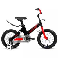 Детский велосипед Forward COSMO 14 2021, черный/красный, рама One size