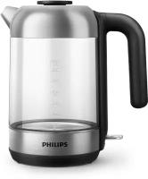 Чайник электрический Philips HD9339/80 прозрачный/нержавеющая сталь, стекло