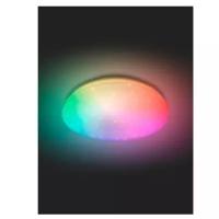 Потолочный светодиодный светильник-люстра с пультом 25W RGB в детскую, гостиную, кухню, до 15 кв. м, ESTARES- без канта