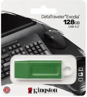 USB флешка Kingston 128Gb DataTraveler Exodia USB 3.2 Gen 1 green