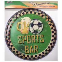 Наклейка Arte Nuevo Винтаж. Sports Bar, объемная