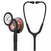 Стетоскоп Littmann Classic III Чёрный с радужным колоколом (Black/ Rainbow), 5870