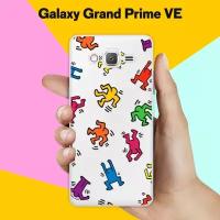 Силиконовый чехол на Samsung Galaxy Grand Prime VE Человечки / для Самсунг Галакси Гранд Прайм ВЕ Дуос