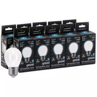 Упаковка светодиодных ламп 10 шт, gauss 105202205, E27, G45, 5Вт