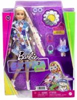 Кукла Barbie Экстра в одежде с цветочным принтом HDJ45