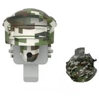 Комплект Baseus Level 3 Helmet PUBG Gadget, Camouflage Grey