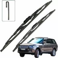 Дворники Land Rover Range Rover (4) L405 Ленд Ровер Рендж Ровер Л405 5 дв. 2012 2013 2014 2015 2016 2017 каркасные 600-500 2шт. Товар уцененный