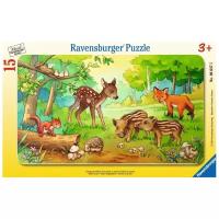 Пазл Ravensburger Детеныши животных в лесу (06376)