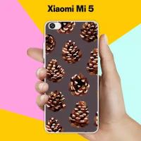 Силиконовый чехол на Xiaomi Mi 5 Шишки / для Сяоми Ми 5