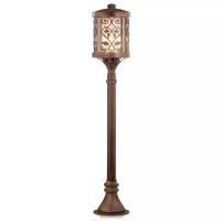 Odeon Light Уличный светильник Kordi 2286/1A, E27, 100 Вт, цвет арматуры: коричневый, цвет плафона коричневый