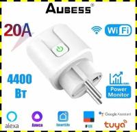 Умная розетка Aubess, счётчик электроэнергии, 20 А, с Wi-Fi, управление Алисой