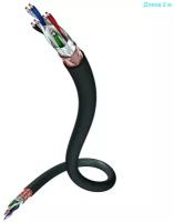 Кабель витая пара на метраж Inakustik 004803000 Premium CAT6 AWG24 Anthracite (2м.)