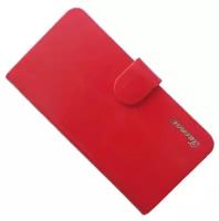 Чехол для HTC X920e (Butterfly) флип боковой натуральная кожа Xuenair Wax Oil Series <красный>