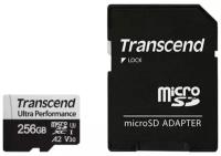 Карта памяти Transcend micro SDXC 256Gb 340S UHS-I U3 V30 A2 + ADP (160/125 Mb/s)