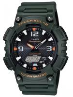 Наручные часы CASIO Collection AQ-S810W-3A, зеленый, черный