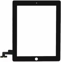 Сенсорное стекло (тачскрин) iPad 2 (черное) (AAA)