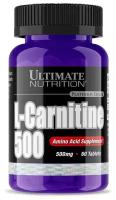 Карнитин в капсулах Ultimate Nutrition L-CARNITINE 500 60 таблеток, нейтральный