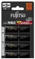 Аккумуляторы FUJITSU HR-3UTНC(4B) чёрные 4шт (АА) 2450mAh аналог Eneloop PRO