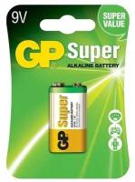 Батарейка GP Super Alkaline 9V Крона, 1 шт