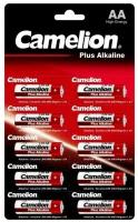 Батарейка Camelion LR6 Plus Alkaline, 10 штук