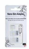 Набор адаптеров NOOSY SIM, NanoSIM, MicroSIM, 1 шт