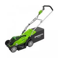 Электрическая газонокосилка Greenworks G40LM35K3, 35 см