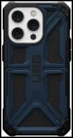 Чехол Urban Armor Gear (UAG) Monarch Series для iPhone 14 Pro, цвет Синий (Mallard) (114034115555)