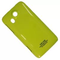 Чехол для Lenovo A789 задняя крышка пластик лакированный SGP Case Ultra Slider <зеленый>