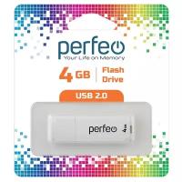 USB флешка Perfeo USB 4GB C04 White