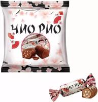 Батончики шоколадные ЧИО РИО с хрустящими шариками в карамели и глазури, 500 г, НК559