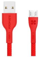 Promate / Кабель USB Micro Promate PowerBeam-M (1.2m) red