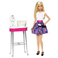 Barbie Игровой набор с куклой Зоосалон