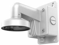 Кронштейн HIKVISION DS-1272ZJ-110B настенный, белый, для купольных камер, идёт с монтажной коробкой, алюминий, 123×180×227.8мм