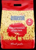 Макаронные изделия Ameria Перья рифленые № 23, 4кг