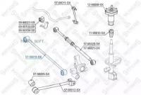 Рычаг зад. подв. пер. л.+п. Toyota Camry прав лев Stellox 57-98018-SX