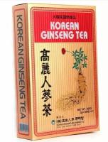 Корейский чай с высоким содержанием женьшеня, Korean Ginseng Tea красный женьшень, 1 коробка 300 г 3 г x 100 упаковка, антивозрастной