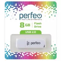 USB флешка Perfeo USB 8GB C10 White