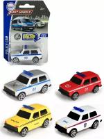 Металлическая машинка Play Smart 1:64 "Lada: Нива: Экстренные службы" 6706 / Микс