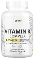 Витамины группы B (Б) 1WIN Vitamin B complex, комплекс для женщин и мужчин, 120 капсул