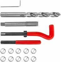 Набор для восстановления резьбы M12x1.25, 15 предметов Thorvik