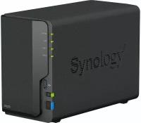 Synology Дисковый массив DS223 Сетевое хранилище NAS, слоты 2x2.5" 3.5" SATA3, 1x1 Гбит с, 3xUSB 3.X, Realtek RTD1619B 4x1.7 ГГц, DDR4 2Gb, 60W