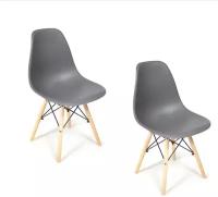 Стул для кухни Eames DSW Style, 2 шт, серый