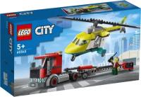 Конструктор LEGO City 60343 Грузовик для спасательного вертолёта