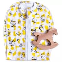 Пеленка-кокон Mjolk Mustard Spots, 6-9 кг, 12376