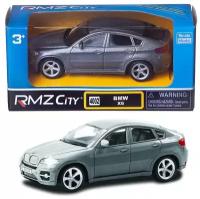 Машинка металлическая Uni-Fortune RMZ City 1:43 BMW X6, без механизмов, цвет серый 444002-GR