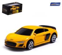 Машина металлическая AUDI R8 COUPE, 1:64, цвет жёлтый