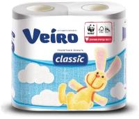 Туалетная бумага Veiro 2-х слойная, 4 рулона