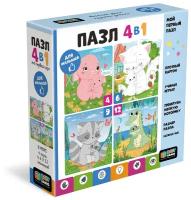 Пазл Baby Games набор 4 дет.,6 дет.,9 дет.,12 дет. С любимой мамой (4в1) 07875, (ООО "Оригами")