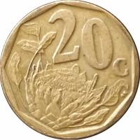 20 центов 2004 ЮАР из оборота