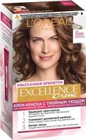 L'Oreal Paris Excellence стойкая крем-краска для волос, 6.00 темно-русый